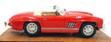 Burago 1/18 Scale Diecast 3723 - 1957 Mercedes-Benz 300 SL Roadster - Red