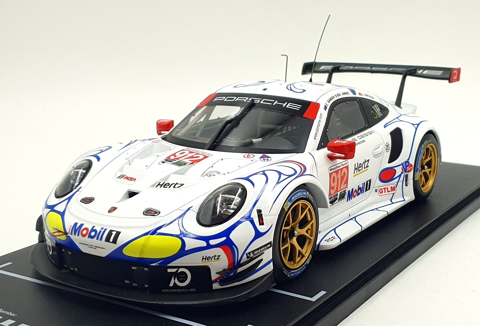 IXO 1/18 Scale LEGT18011 - Porsche 911 RSR #912 USA 2018