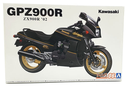 Aoshima 1/12 Scale Kit 06312 - Kawasaki GPZ900R ZX900R Ninja 2002