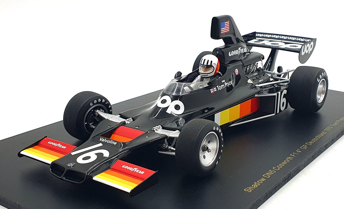 Spark 1/18 Scale Resin RS1807 - Shadow DN5 Cosworth F1 #16 German GP 1975 Pryce