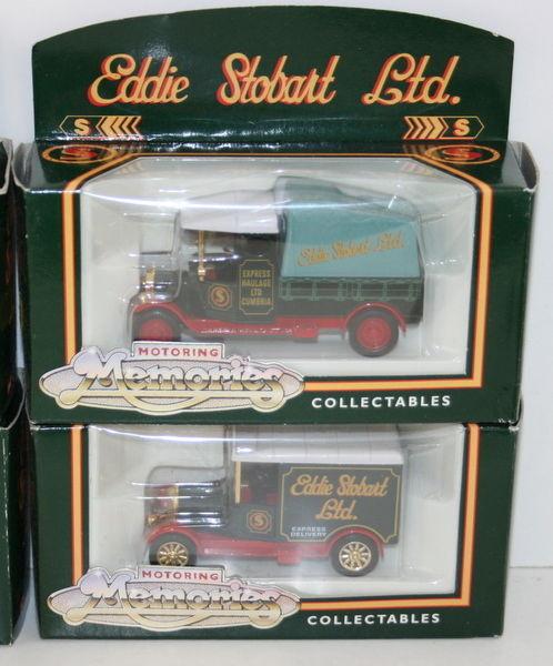 CORGI MOTORING MEMORIES 1/43 SCALE - EDDIE STOBART SET OF 4 VEHICLES - 61203