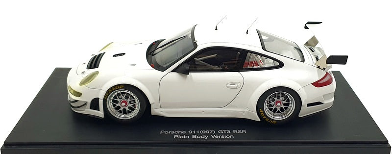 Autoart 1/18 Scale Diecast 80973 Porsche 911 (997) GT3 RSR 2009 Plain Body White