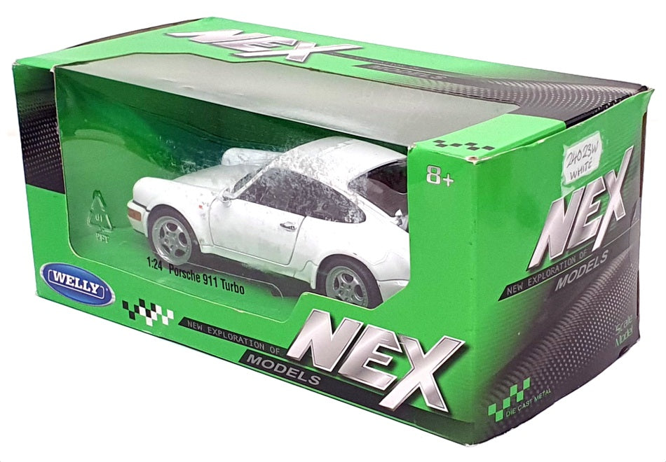 Welly NEX 1/24 Scale Diecast 24023W - Porsche 911 Turbo - White