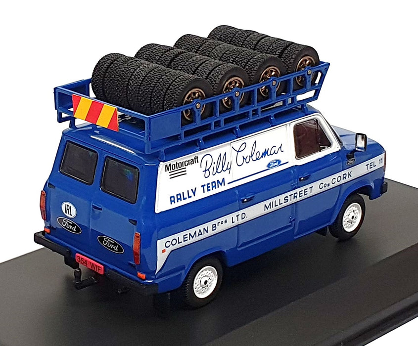 Ixo 1/43 Scale RAC444X.22 Ford Transit Mk2 Billy Coleman Racing Team Blue/White