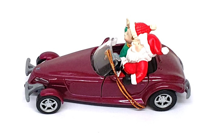 Maisto 1/38 Scale Diecast TD99903 - Christmas Plymouth Prowler - Bordeux