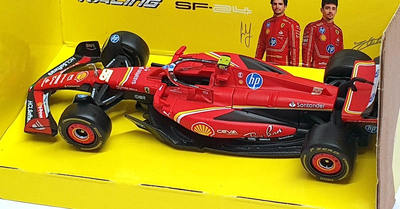 Burago 1/43 Scale 18-36844S - F1 Ferrari SF-24 #55 Sainz