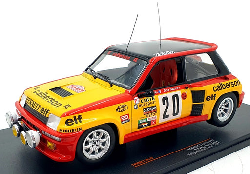 IXO Models 1/18 Scale 18RMC118 Renault 5 Turbo #20 Monte Carlo 1981 B.Saby