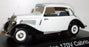 Schuco 1/43 Scale - 02463 Mercedes Benz 170V Cabrio softtop black / white