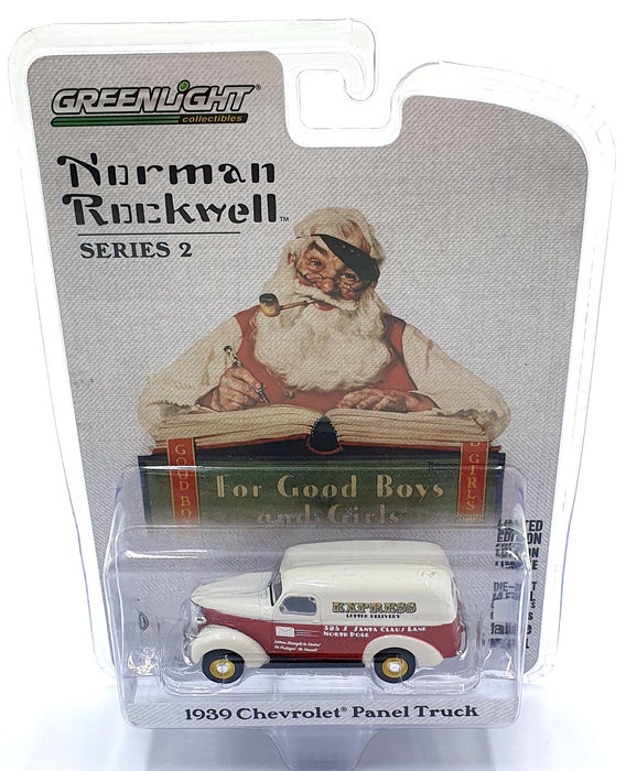 Greenlight 1/64 Scale 54020-A - 1939 Chevrolet Panel Truck - Red