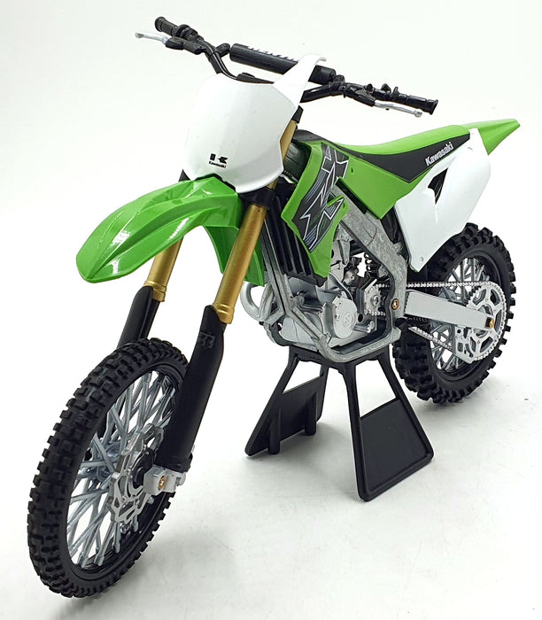 NewRay 1/6 Scale 49653 - Kawasaki KX450 Motorbike - Green/White