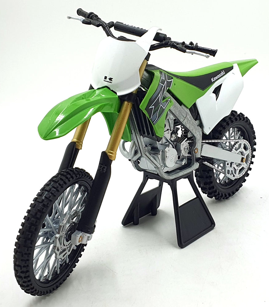 NewRay 1/6 Scale 49653 - Kawasaki KX450 Motorbike - Green/White