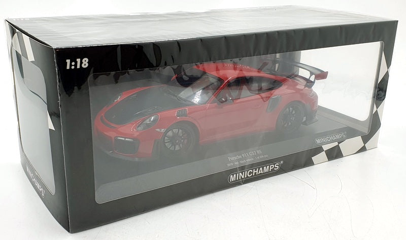 Minichamps 1/18 Scale 155 068307 - Porsche 911 GT2 RS 2018 - Red