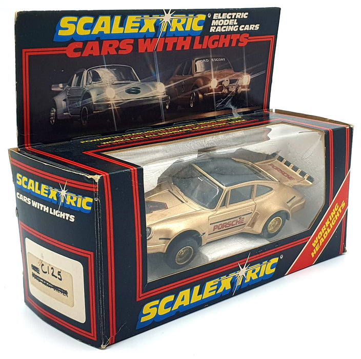 Scalextric 1/32 Scale Slotcar C125 - Porsche #4 - Bronze