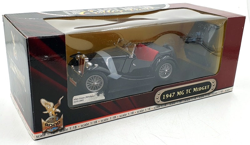 Road Signature 1/18 Scale 92468 - 1947 MG TC Midget - Black