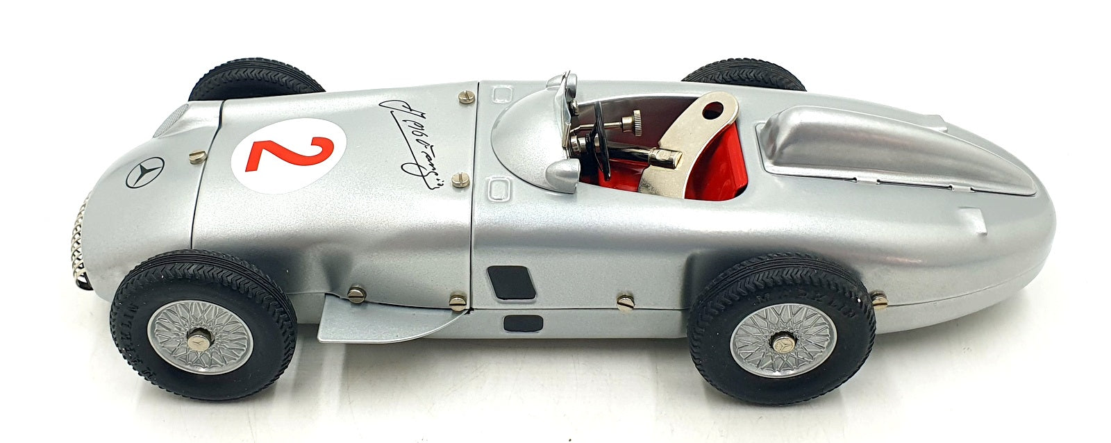 Marklin Tinplate Clockwork 81104 - Mercedes Benz W 196 #2 - Silver