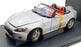 Autoart 1/18 Scale Diecast 73212 - Honda S 2000 RHD Japanese Version - Silver