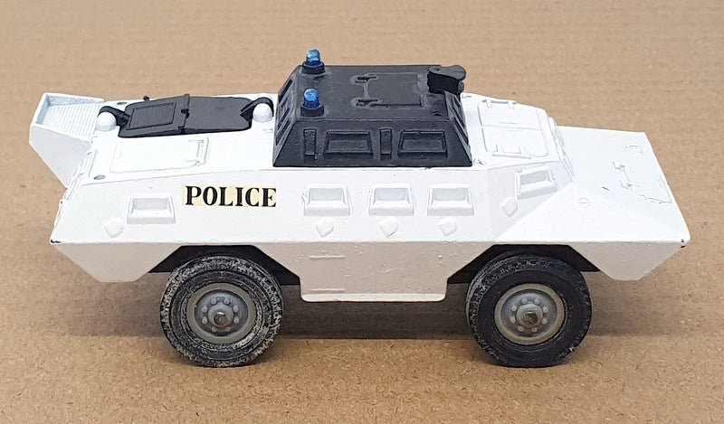 Solido Appx 12cm Long Diecast 224 bis - Commando Armoured Police Car - White