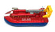 Dinky Toys 14cm Long Original Diecast 290 - SR.N6 Hovercraft - Met. Red