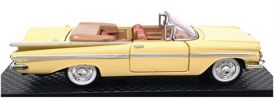 Road Champions 1/43 Scale 68600 - 1959 Chevrolet Impala - Yellow