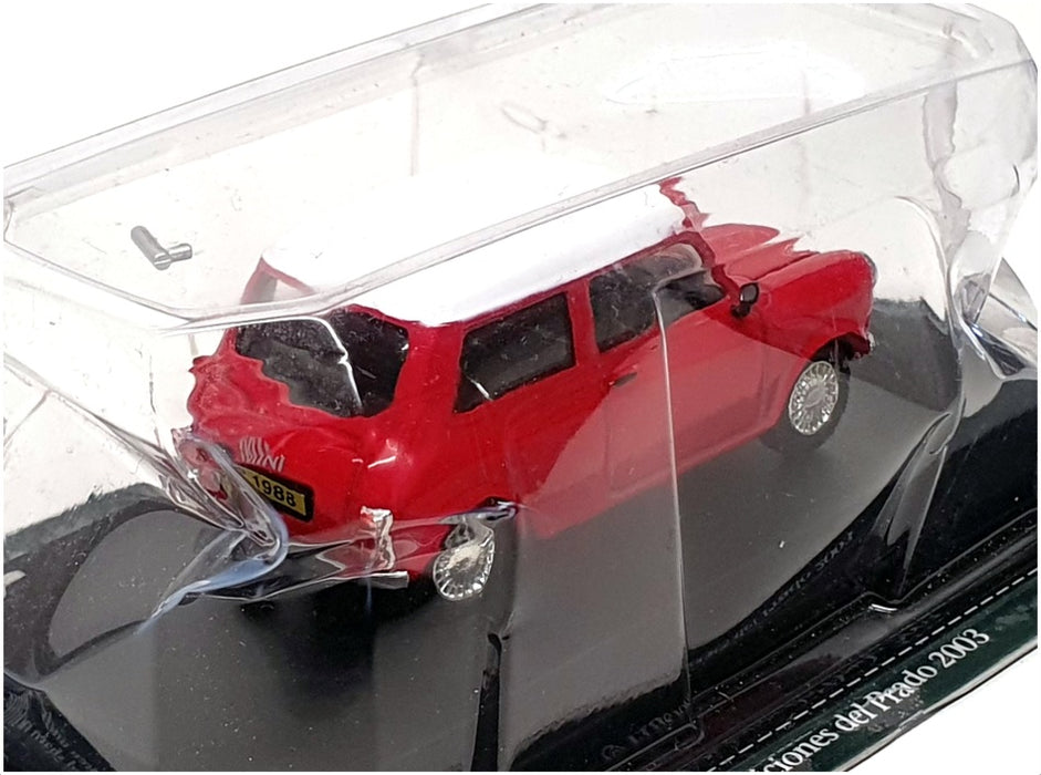 Del Prado 1/43 Scale Diecast DP1988 - Mini Cooper - Red/White