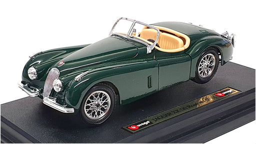 Burago 1/24 Scale Diecast 1502 - 1948 Jaguar XK120 Roadster - Green