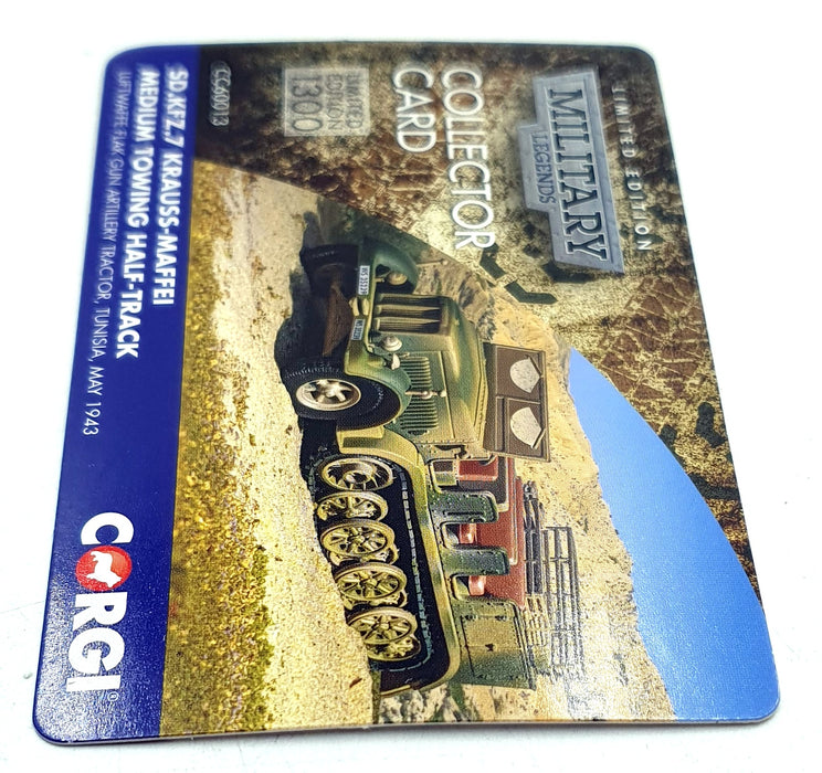 Corgi Military Legends 1/50 Scale CC60013 - Krauss-Maffei Towing Half-Truck