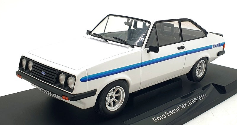 Model Car Group 1/18 Scale Diecast MCG18439 - Ford Escort MKII RSA 2000 - White