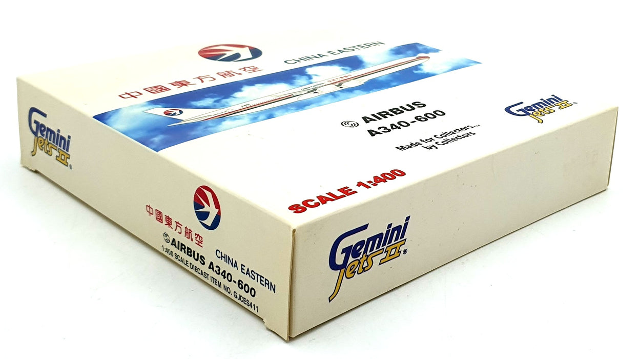 Gemini Jets 1/400 Scale GJCES411 - China Eastern Airbus A340-600 