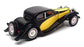Rio Models 1/43 Scale Diecast 4262 - 1933 Bugatti T50 - Black/Yellow