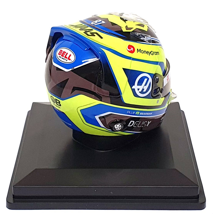 Spark 1/5 Scale 5HF183 - Helmet Ollie Bearman MoneyGram Haas F1 Team 2025