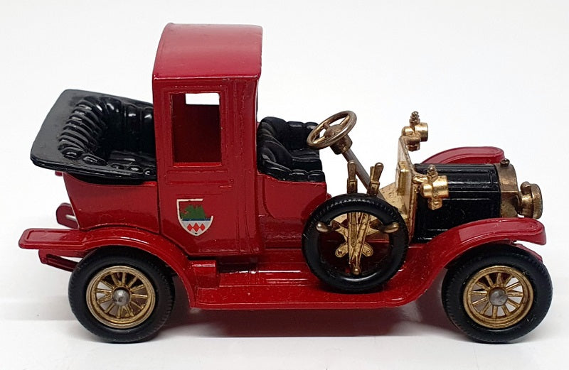 Matchbox Appx 9cm Long Diecast Y-11 - 1912 Packard Landaulet - Red