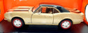Road Signature 1/18 Scale Diecast 92188 - Chevrolet Camaro Z-28 1967 Gold/Black