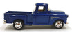 Kinsmart 1/32 Scale Pull Back & Go TY0237 1955 Chevrolet Stepside Pick Up Blue