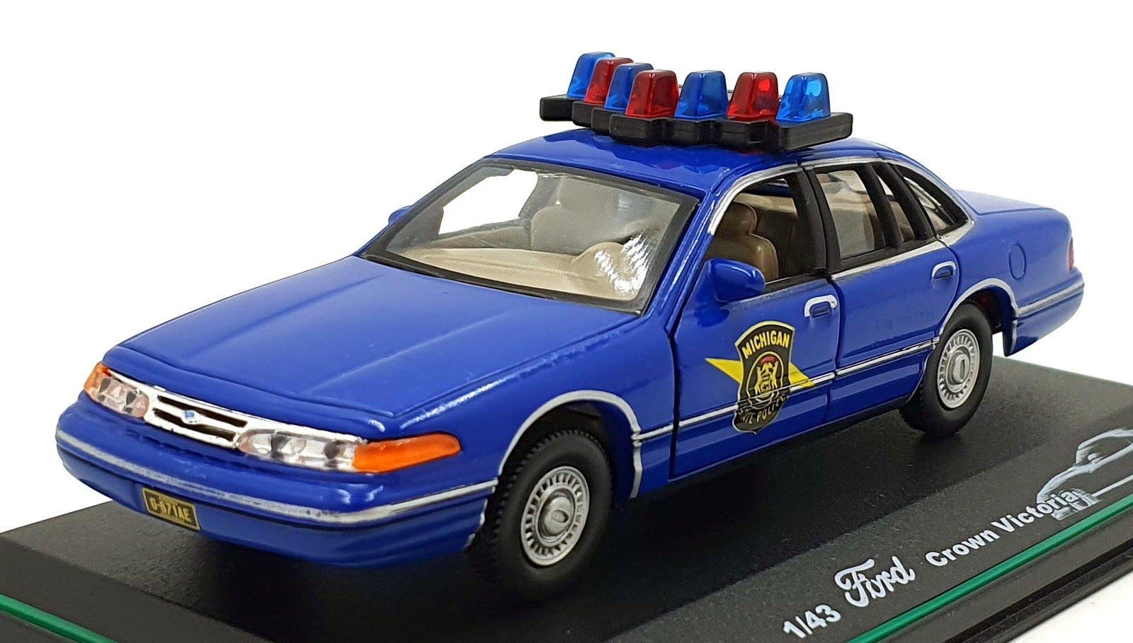 Hongwell 1/43 Scale Diecast HG0303 - Ford Crown Victoria Michigan State Police
