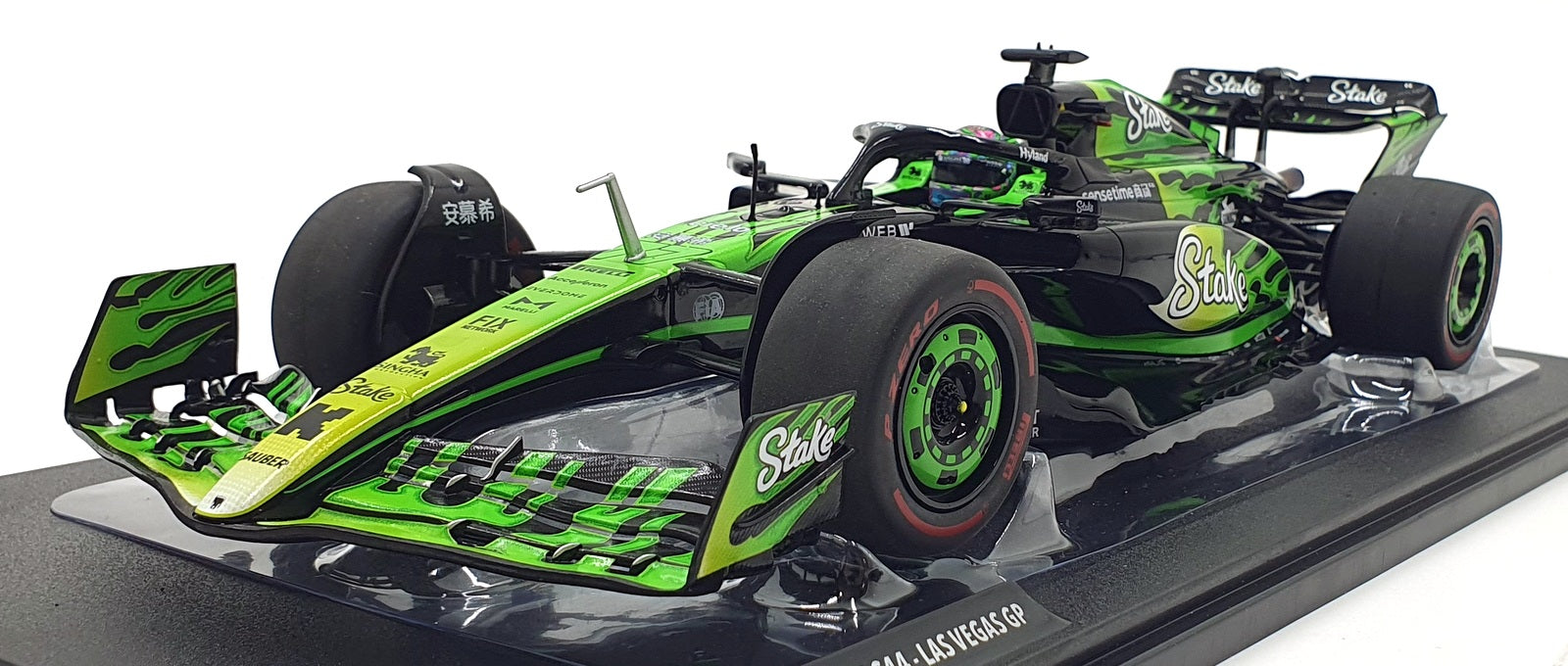 Solido 1/18 Scale Diecast S1814104 - Kick Sauber F1 Team C44 #77 Las Vegas GP