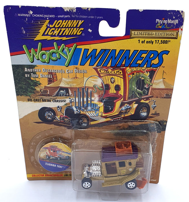 Johnny Lightning 1/64 Scale 301-01 - Wacky Winners Tijuana Taxi - Gold