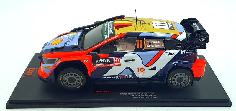 Ixo 1/18 Scale 18RMC208.22 - Hyundai i20 N Rally1 Hybrid #11 Safari Kenya 2024
