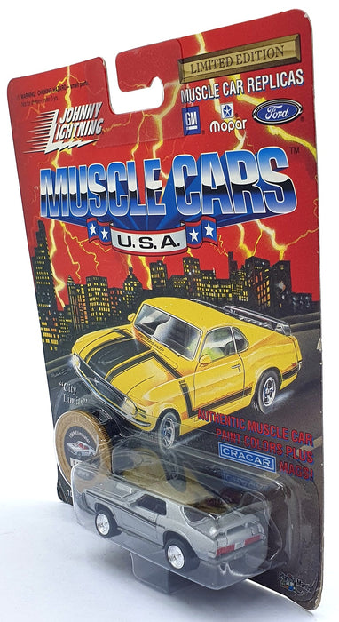 Johnny Lightning 1/64 Scale 200-210 - Muscle Cars 1969 Mercury Eliminator Silver