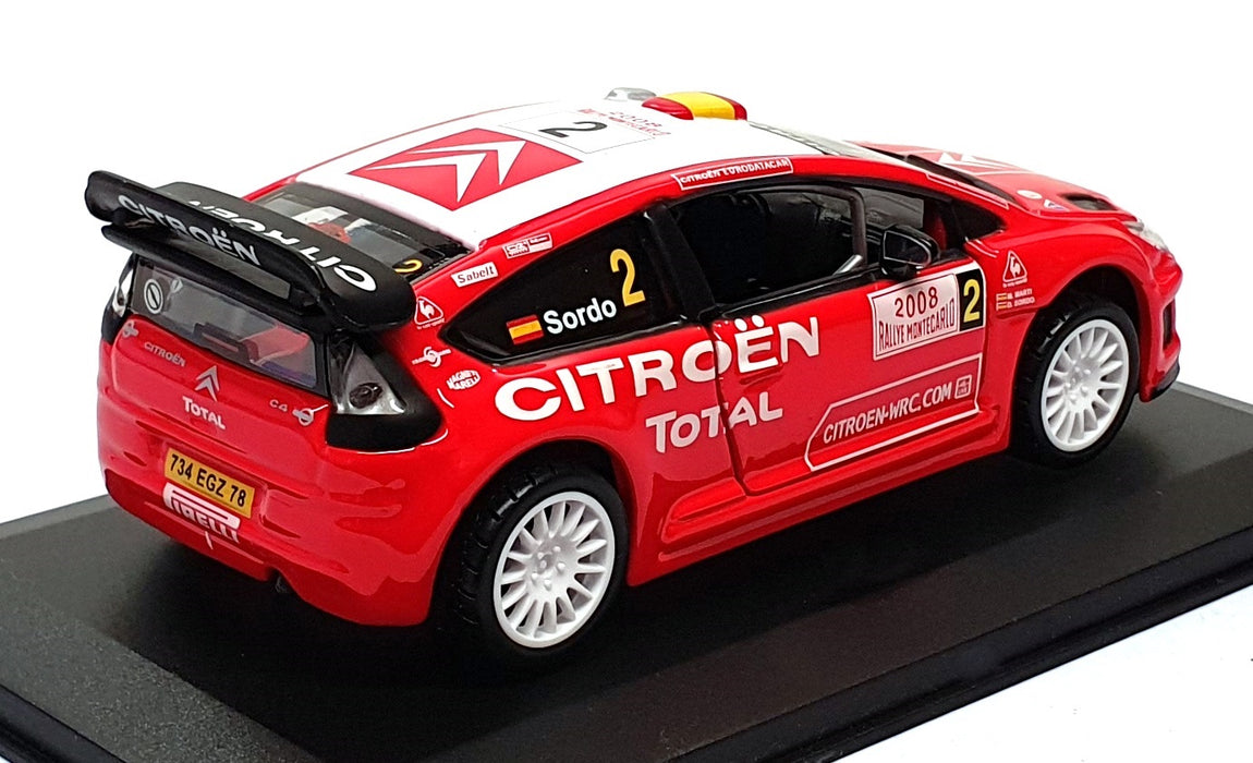 Burago 1/32 Scale B3208 - Citroen C4 WRC #2 Monte Carlo Rally 2008 Sordo