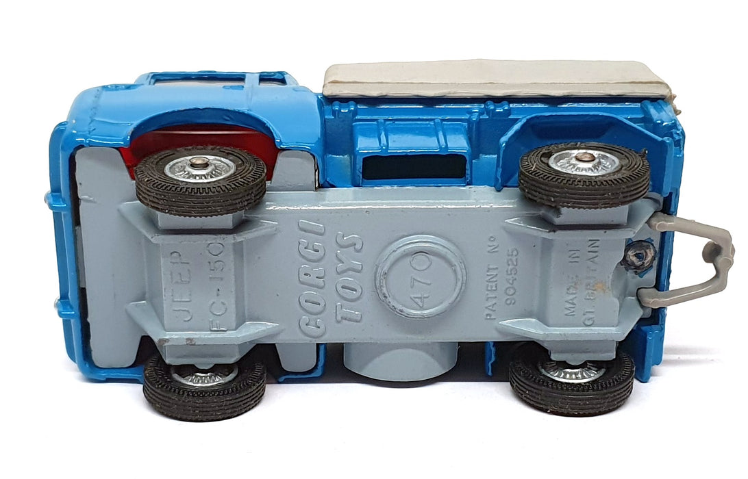 Corgi Toys Original 470 Forward Control Jeep FC-150 Detachable Hood - Blue/Grey