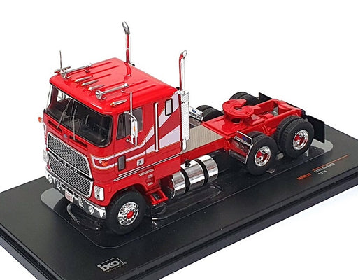 Ixo Models 1/43 Scale Diecast TR209.22 - 1976 Ford CL 9000 Truck - Red/White