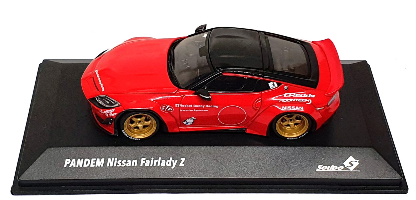 Solido 1/43 Scale Diecast S4315501 - Pandem Nissan Fairlady Z - Red
