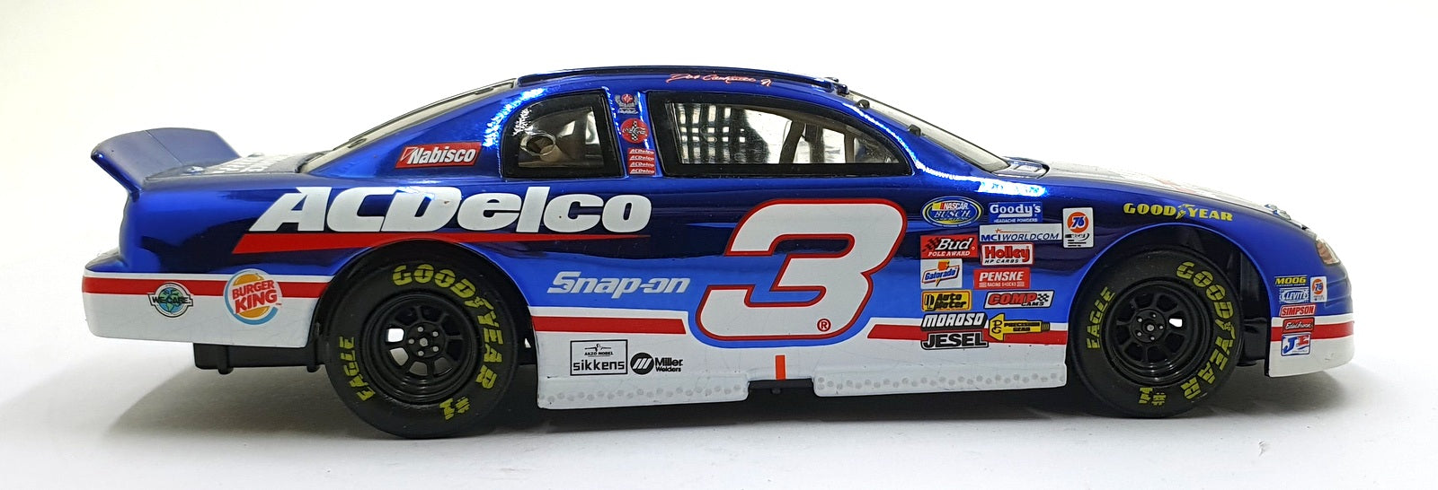 Action 1/24 Scale Diecast C249935215-5 - 1999 Chevrolet Monte Carlo #3 NASCAR