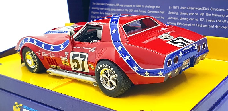 Scalextric 1/32 Scale Slot Car C2502A - Chevrolet Corvette L-88 #57 - Red