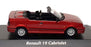 Maxichamps 1/43 Scale 940 113731 - 1991 Renault R19 Cabriolet - Met. Red