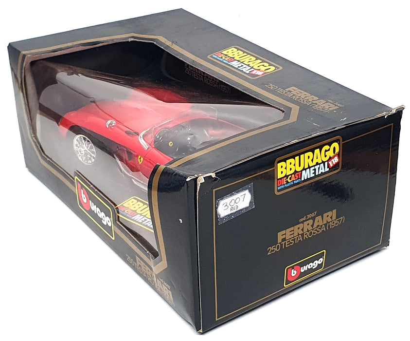 Burago 1/18 Scale Diecast 3007 - 1957 Ferrari 250 Testa Rossa - Red