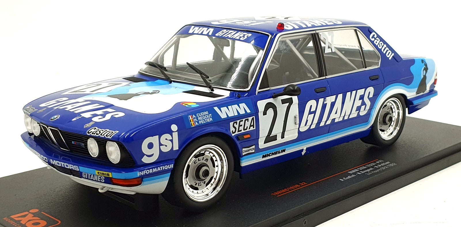 IXO 1/18 Scale 18RMC183B.22 - BMW 528i (E28) #27 24h SPA 1982