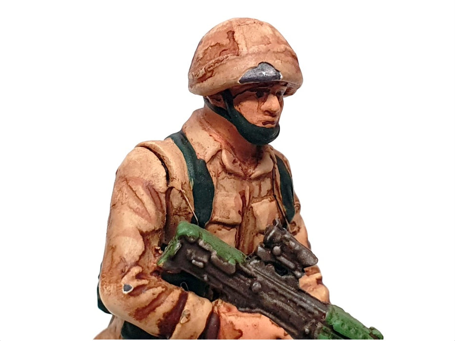 Corgi 1/32 Scale Metal Figure CC59151 - Desert Storm British MP With Sniffer Dog