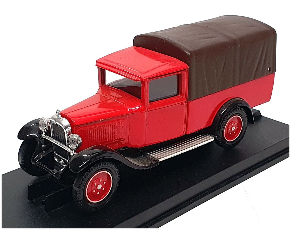 Verem 1/43 Scale Diecast 101 - 1940 Citroen C4 Fire Truck - Red