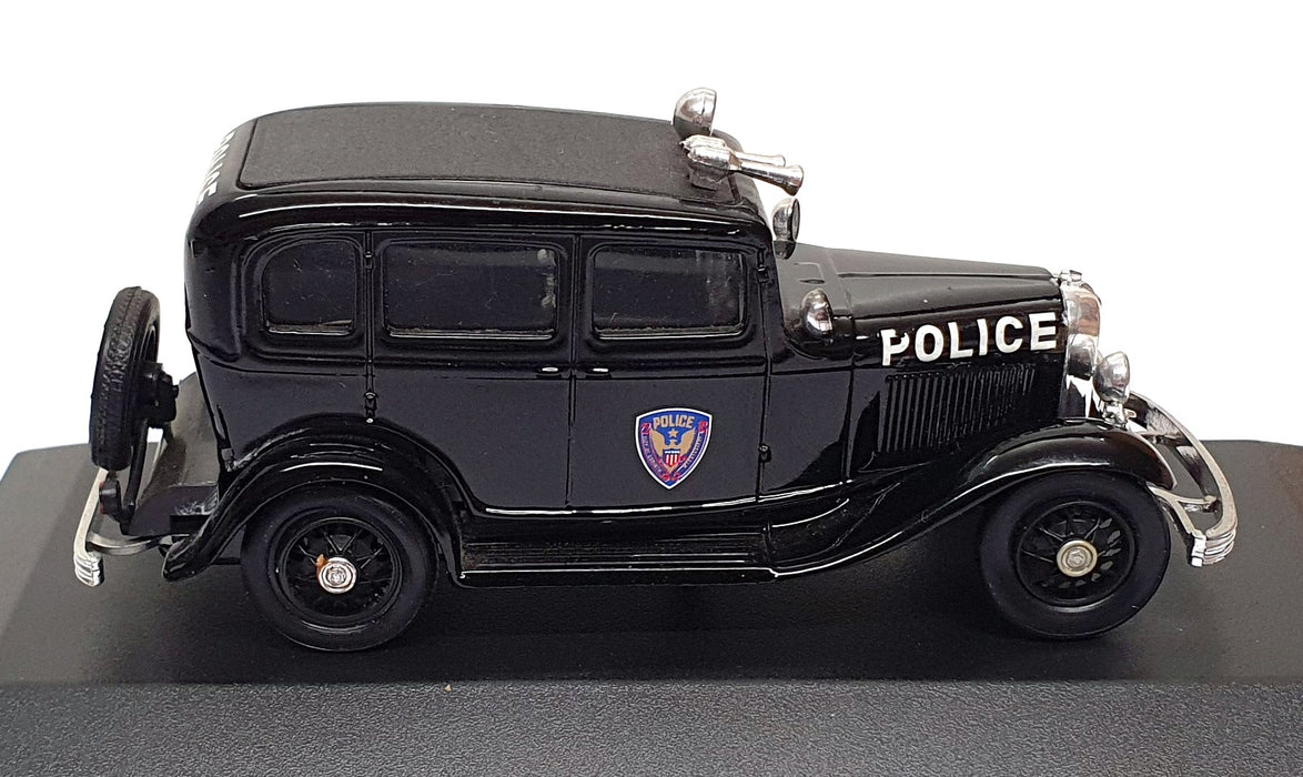 Eligor 1/43 Scale Diecast 1220 - 1932 Ford V8 USA Police Car - Black